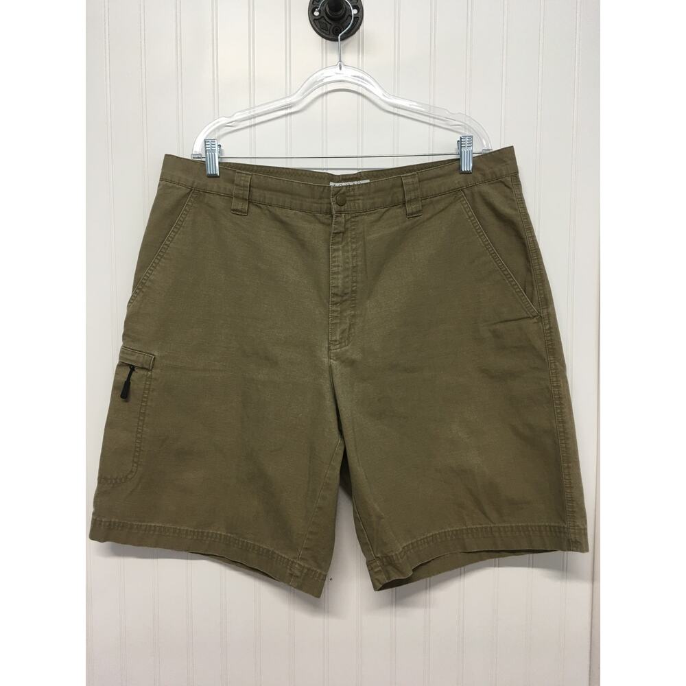 Columbia Men’s Olive Khaki Cargo Outdoor Hiking Shorts Size 38
